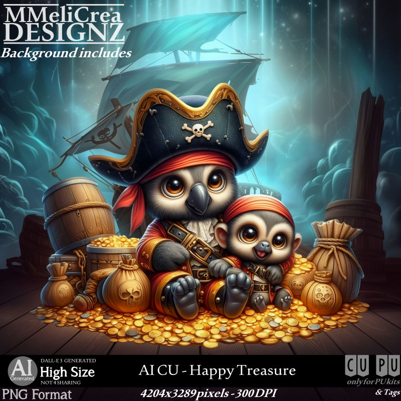 (image for) AI - CU Happy Treasure (CU4PU/PNG)